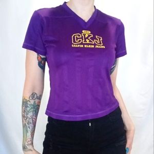 Vintage Calvin Klein Mesh Top.